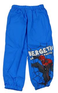 Modré lehké kalhoty se Spidermanem shein