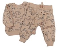 2 set - Světlerůžová mikina s obrázky + tepláky Disney