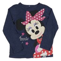 Tmavomodré triko s Minnie George