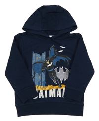 Tmavomodrá mikina s Batmanem a kapucí Sinsay