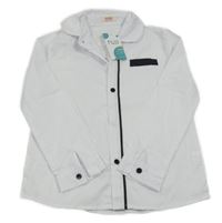 Nové - bílá košile s černým pruhem 