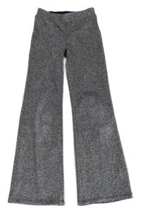 Stříbrné třpytivé flare legíny H&M