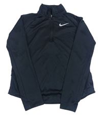 Černá sportovní mikina s logem Nike