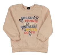 Růžová mikina s Mickeym a kamarády Primark