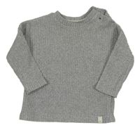 Šedé žebrované úpletové triko George