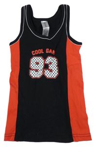 Černo-červený top s číslem 