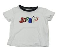 Bílé tričko s nápisem Jordan Air