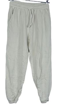Dámské smetanové cuff tepláky Zara 