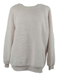 Dámská světlerůžová chlupatá mikina Janina 