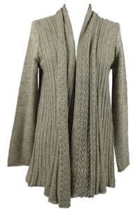 Dámský béžový ažurový svetrový cardigán George 