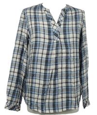 Dámská modro-bílá kostkovaná halenka Street One 