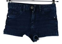 Dámské tmavomodré riflové kraťasy Sinsay