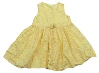 Žluté květované šaty H&M