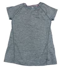Šedé melírované sportovní tričko H&M