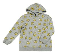 Světlešedá mikina s medvídky Pudsey a kapucí George