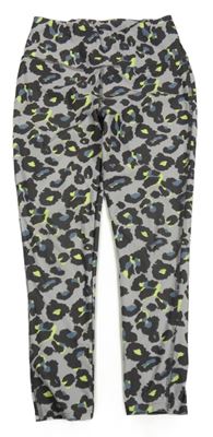 Šedé sportovní legíny s leopardím vzorem Next
