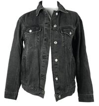 Dámská tmavošedá riflová bunda Topshop