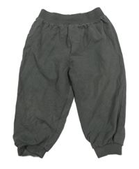 Tmavošedé tepláky Zara