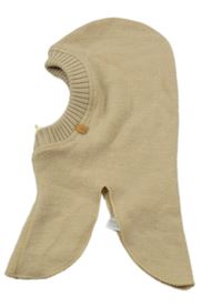 Béžová vlněná kukla