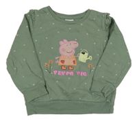 Khaki mikina s Peppou a volánky George