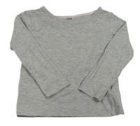 Šedé melírované triko H&M