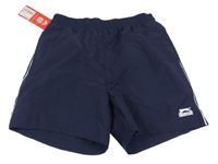 Nové -Tmavomodré šusťákové kraťasy Slazenger