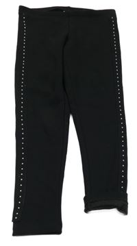 Černé silnější tregíny s cvočky C&A