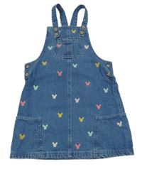 Modré riflové šaty s Mickeym George