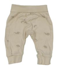 Béžové tepláky s ježky H&M