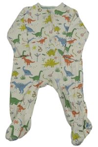 Smetanový overal s dinosaury John Lewis
