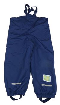 Tmavomodré šusťákové podšité lacláče Impidimpi 