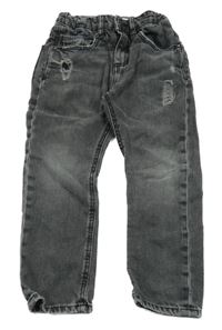 Šedé rifle s prošoupáním Zara 