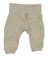 Smetanové žebrované tepláky C&A