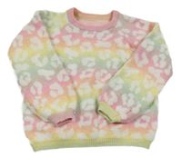 Barevný pruhovaný svetr se vzorem Dunnes