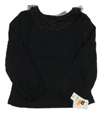 Nové - Černé triko s límečkem St. Bernard