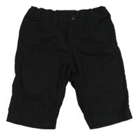 Černé šusťákové capri kalhoty C&A