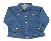 Modrá riflová bunda 