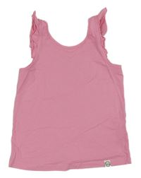 Růžový top s volánky Cool Club