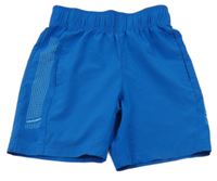Modré sportovní kraťasy s potiskem Dunnes