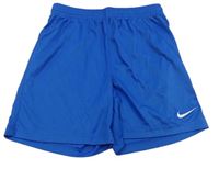 Modré sportovní kraťasy s logem Nike