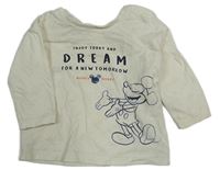 Smetanové triko s Mickey George