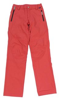 Jahodové softshellové kalhoty Fit-z