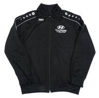 Černá propínací sportovní mikina s logem JAKO