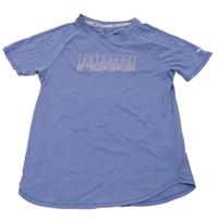 Modrofialové tričko s logem PUMA