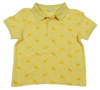 Žluté polo tričko s dinosaury LC WaIKIKI
