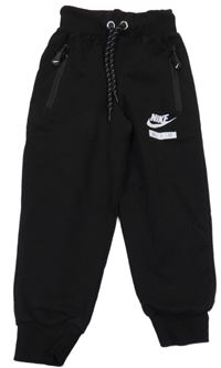 Černé tepláky s logem Nike