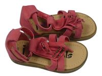 Béžovo-růžové sandálky s třásněmi s kamínky Sandals vel. 22 