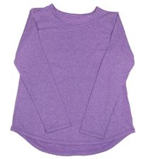 Levandulové melírované sportovní triko Dunnes