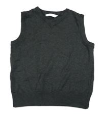 Tmavošedá melírovaná svetrová vesta M&S