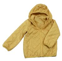 Okrová šusťáková zateplená bunda s kapucí George